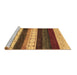 Sideview of Machine Washable Abstract Brown Contemporary Rug, wshcon1605brn