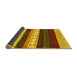 Sideview of Abstract Yellow Contemporary Rug, con1605yw