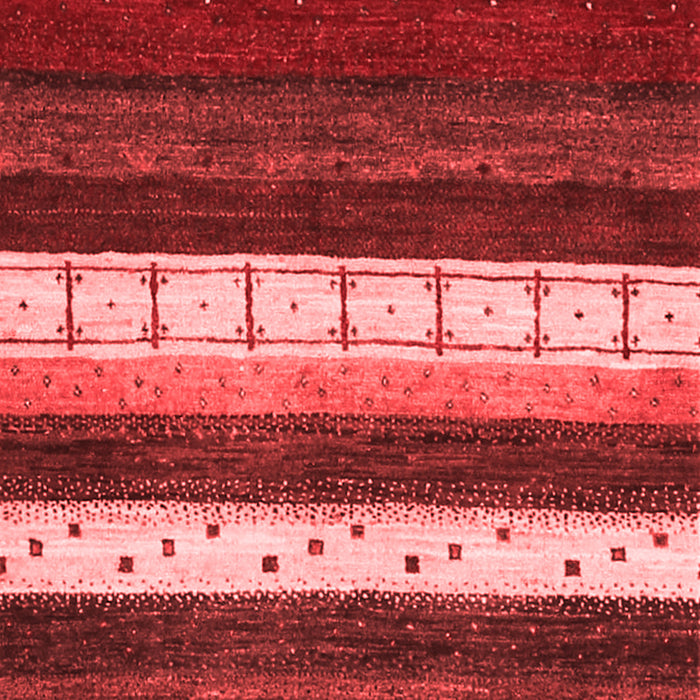 Abstract Red Contemporary Area Rugs
