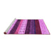 Sideview of Machine Washable Abstract Purple Contemporary Area Rugs, wshcon1605pur