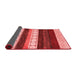 Abstract Red Contemporary Area Rugs