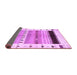 Sideview of Solid Purple Modern Rug, con1606pur