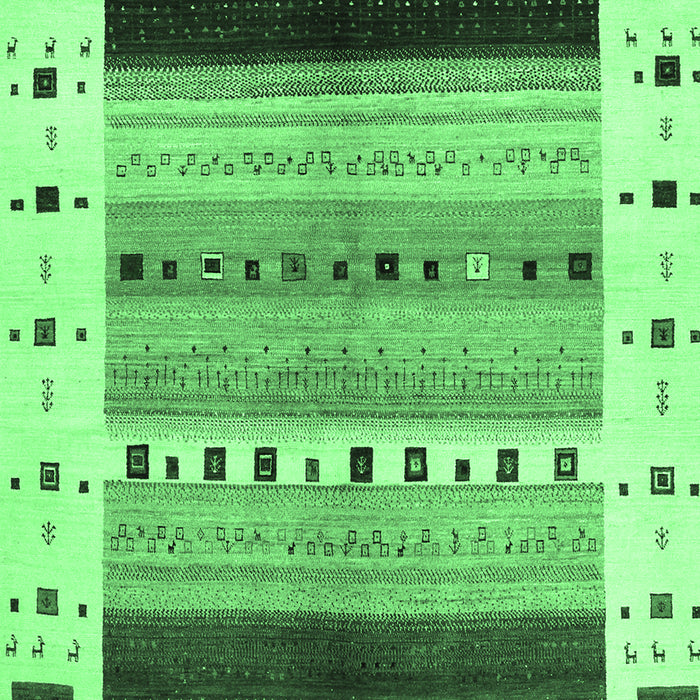 Solid Emerald Green Modern Rug, con1606emgrn