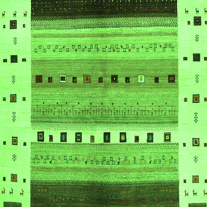 Solid Green Modern Rug, con1606grn