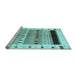 Sideview of Machine Washable Solid Light Blue Modern Rug, wshcon1606lblu