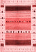 Solid Red Modern Area Rugs