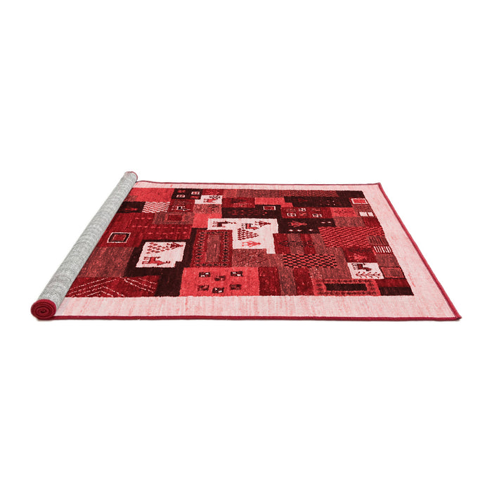 Contemporary Red Washable Rugs