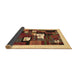 Sideview of Abstract Brown Contemporary Rug, con1607brn