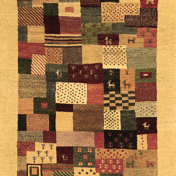 Machine Washable Abstract Brown Contemporary Rug, wshcon1608brn