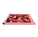 Contemporary Red Washable Rugs