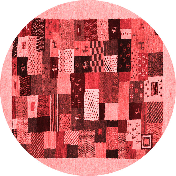 Abstract Red Contemporary Rug, con1608red
