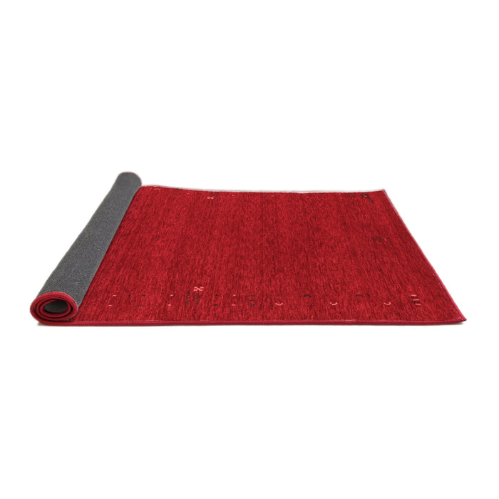 Abstract Red Contemporary Area Rugs