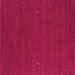 Square Abstract Pink Contemporary Rug, con160pnk