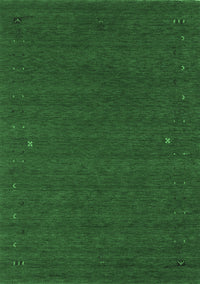 Abstract Emerald Green Contemporary Rug, con160emgrn