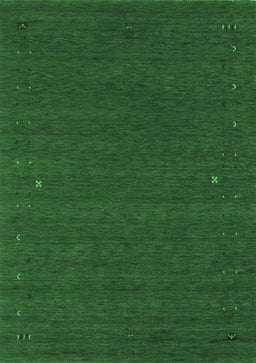 Abstract Emerald Green Contemporary Rug, con160emgrn