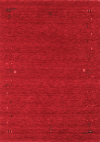 Abstract Red Contemporary Rug, con160red