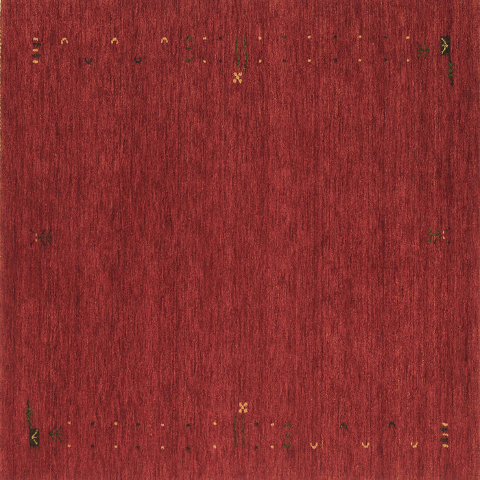 Square Machine Washable Abstract Brown Contemporary Rug, wshcon160brn