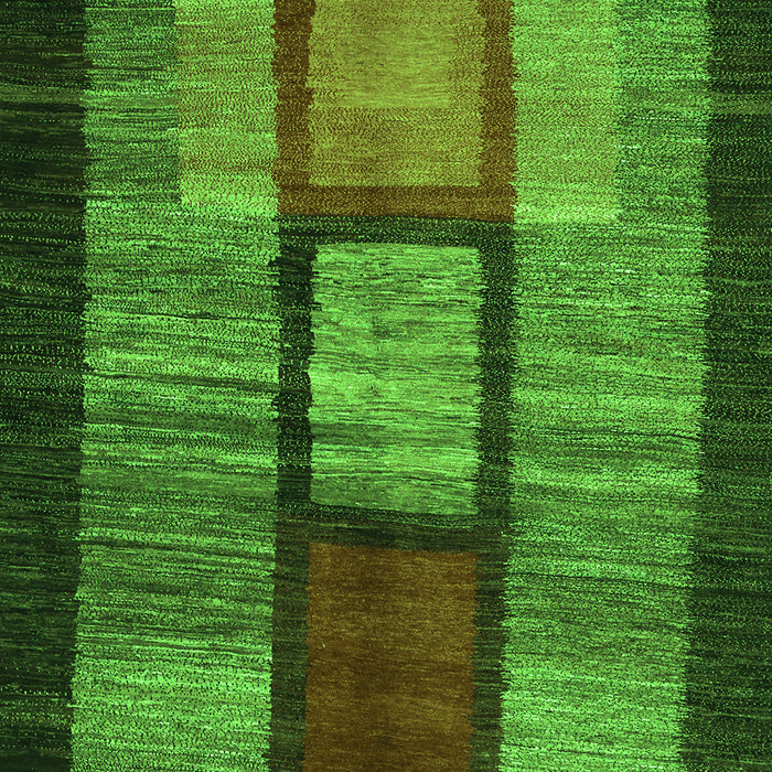 Abstract Green Contemporary Rug, con1610grn