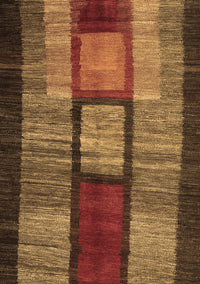 Abstract Brown Contemporary Rug, con1610brn