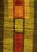 Abstract Yellow Contemporary Rug, con1610yw