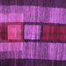 Square Machine Washable Abstract Purple Contemporary Area Rugs, wshcon1610pur