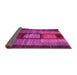 Sideview of Abstract Pink Contemporary Rug, con1610pnk