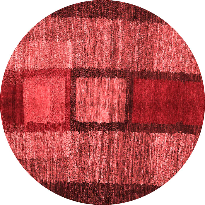 Machine Washable Abstract Red Contemporary Rug, wshcon1610red