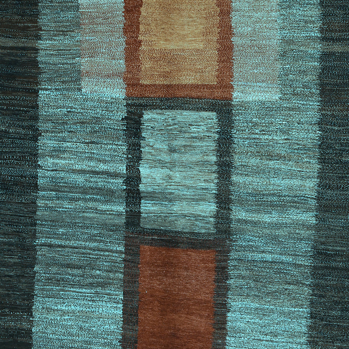 Abstract Light Blue Contemporary Rug, con1610lblu