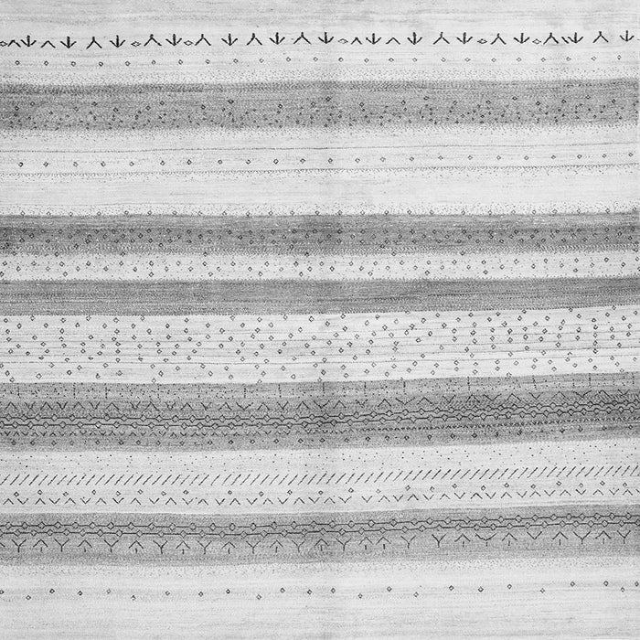 Serging Thickness of Solid Gray Modern Rug, con1611gry