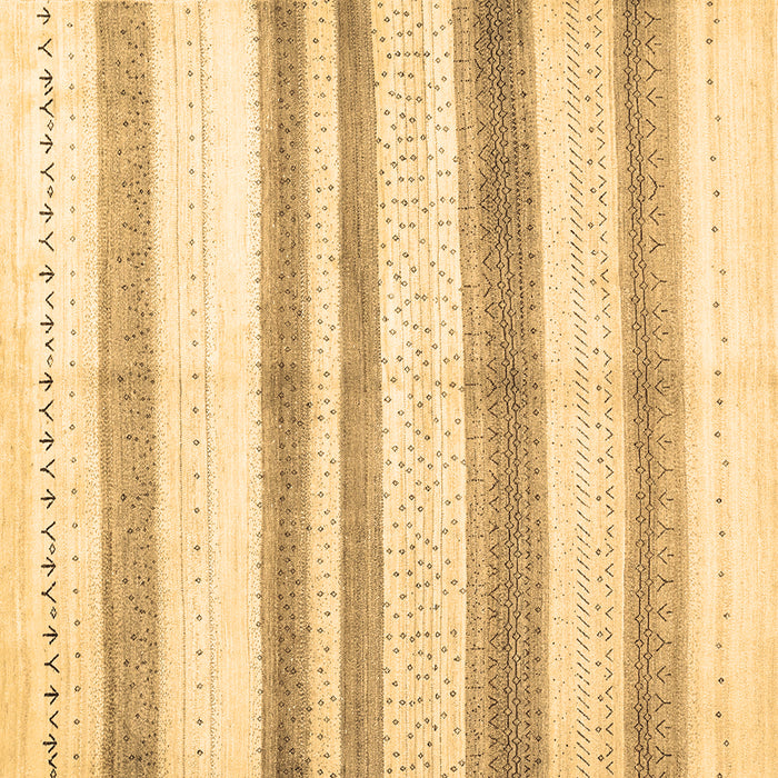 Square Solid Brown Modern Rug, con1611brn