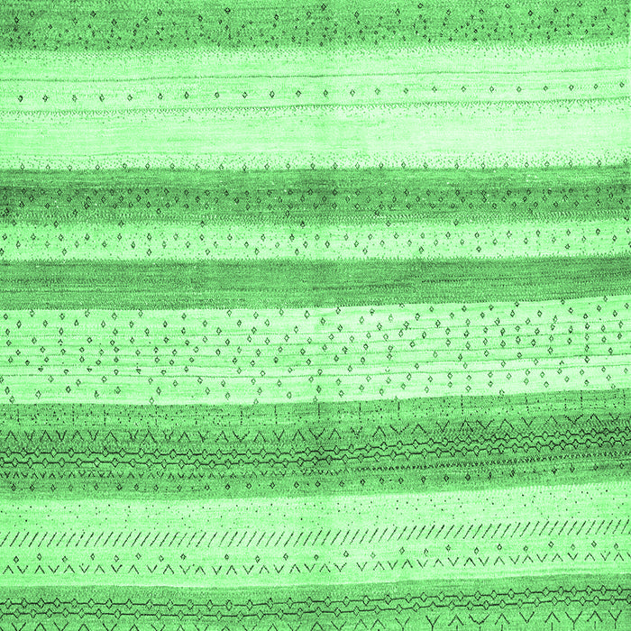 Solid Emerald Green Modern Rug, con1611emgrn