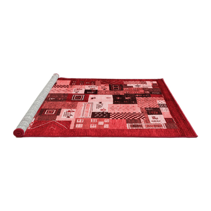 Contemporary Red Washable Rugs