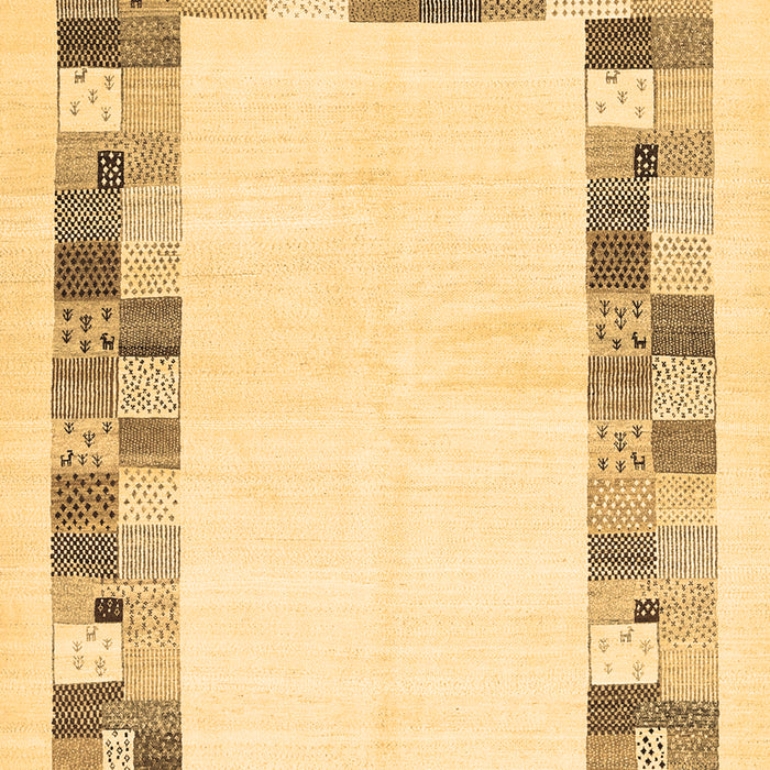 Machine Washable Solid Brown Modern Rug, wshcon1613brn
