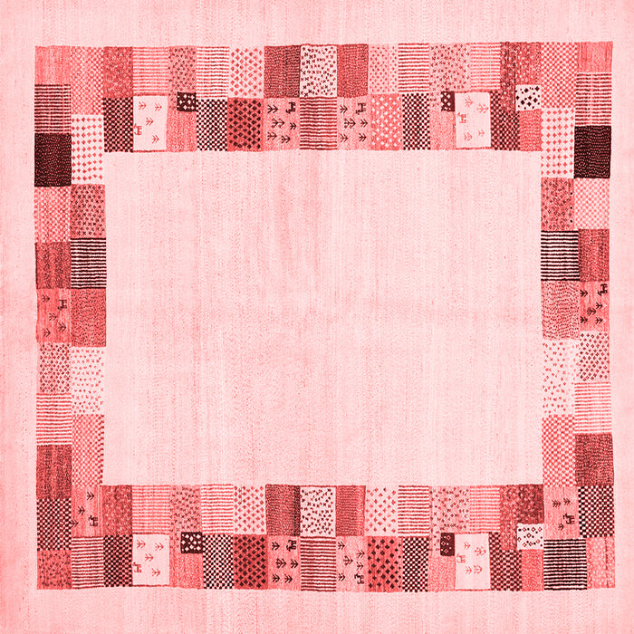 Solid Red Modern Rug, con1613red