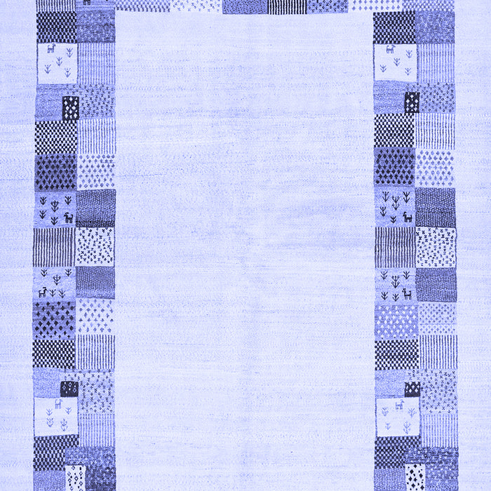 Solid Blue Modern Rug, con1613blu