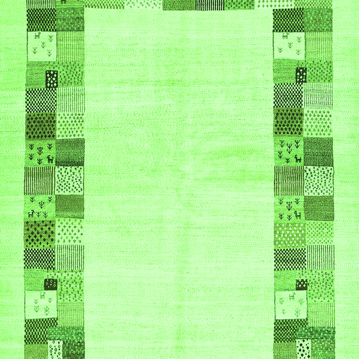 Solid Green Modern Rug, con1613grn