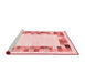 Modern Red Washable Rugs