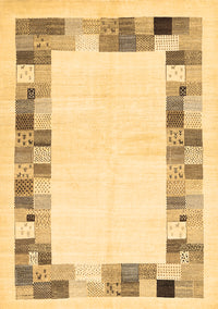 Solid Brown Modern Rug, con1613brn