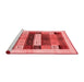 Contemporary Red Washable Rugs