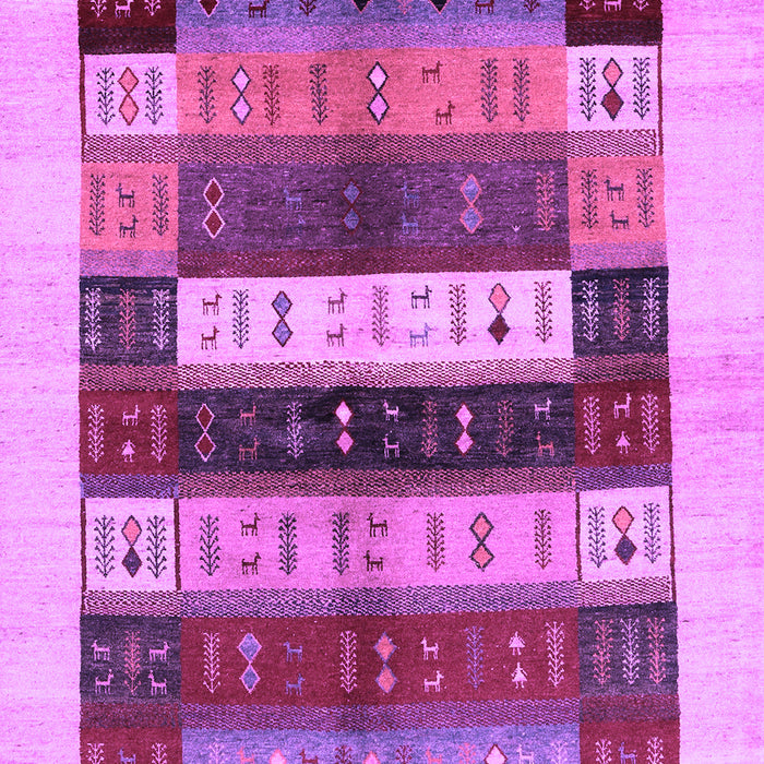 Machine Washable Abstract Purple Contemporary Area Rugs, wshcon1614pur