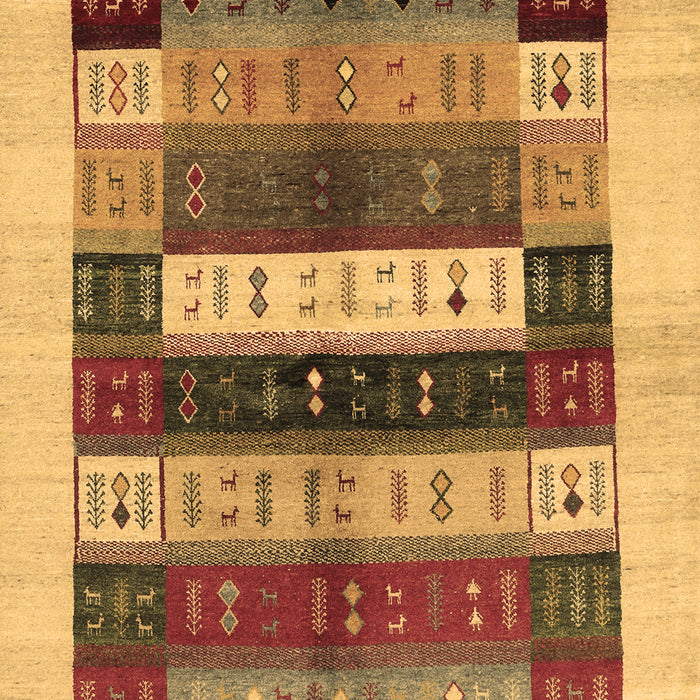 Machine Washable Abstract Brown Contemporary Rug, wshcon1614brn