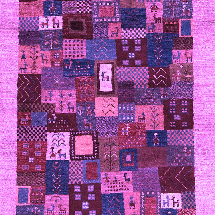 Machine Washable Abstract Purple Contemporary Area Rugs, wshcon1615pur