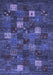 Abstract Blue Contemporary Rug, con1616blu