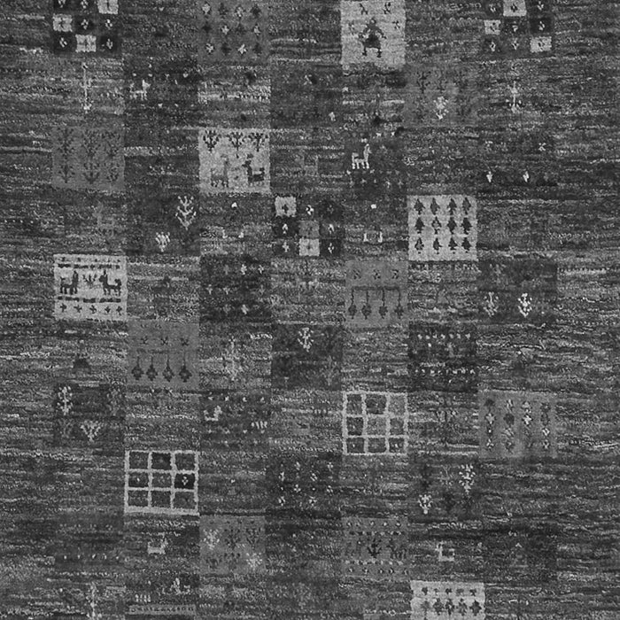 Abstract Gray Contemporary Rug, con1616gry