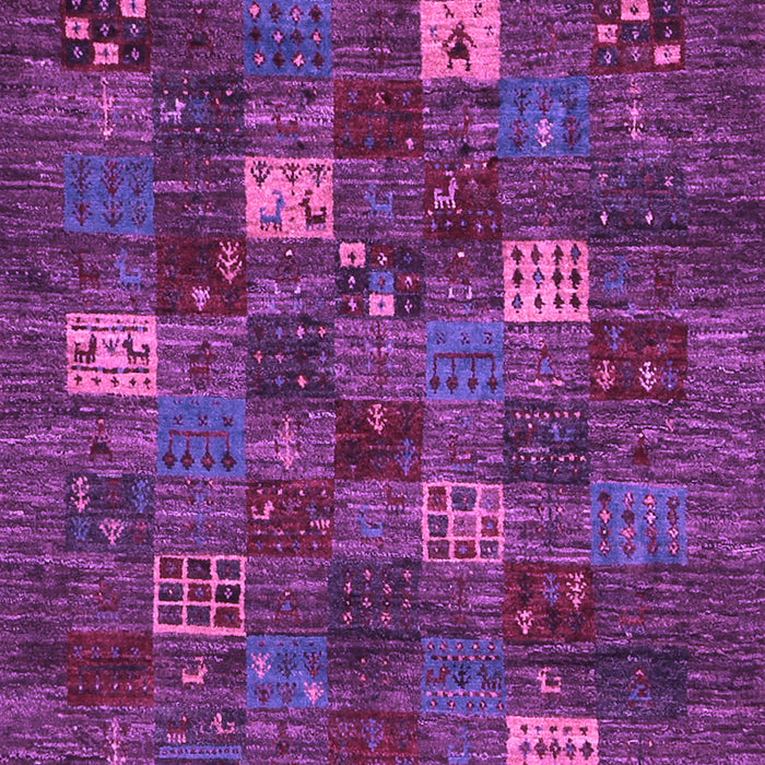 Abstract Purple Contemporary Rug, con1616pur