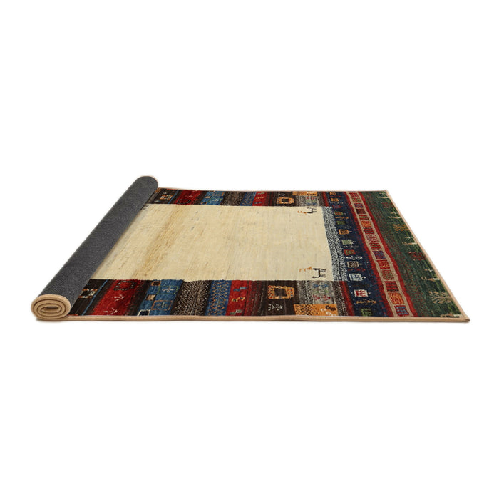 Thickness of Contemporary Bakers Brown Modern Rug, con1617