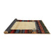 Thickness of Contemporary Bakers Brown Modern Rug, con1617