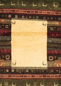 Abstract Brown Contemporary Rug, con1617brn