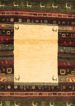 Abstract Brown Contemporary Rug, con1617brn