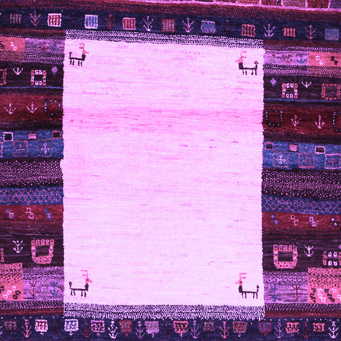 Abstract Purple Contemporary Rug, con1617pur